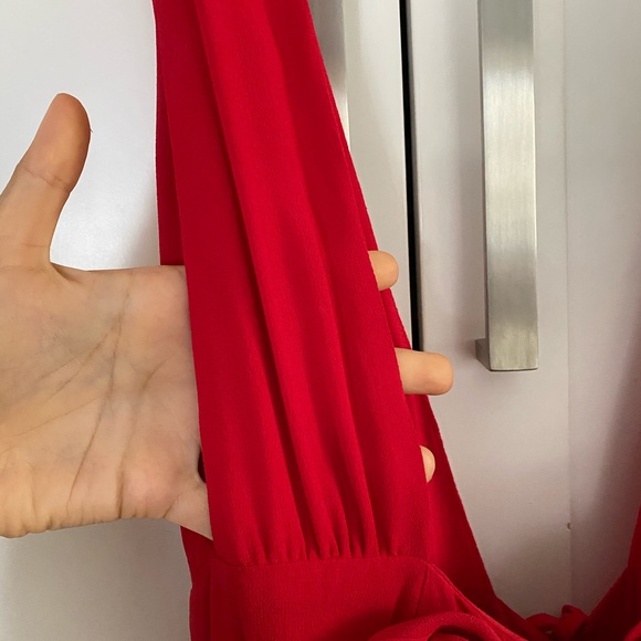 Reformation Red Dress Gown Size 2 - Picture 4 of 12